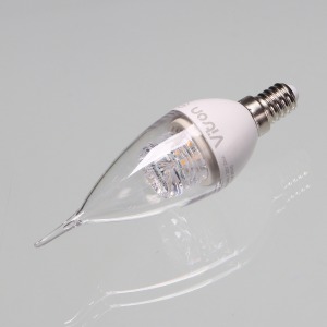 촛대구 LED플레임(A)비츠온  5W E14 투명 전구 KS  33401